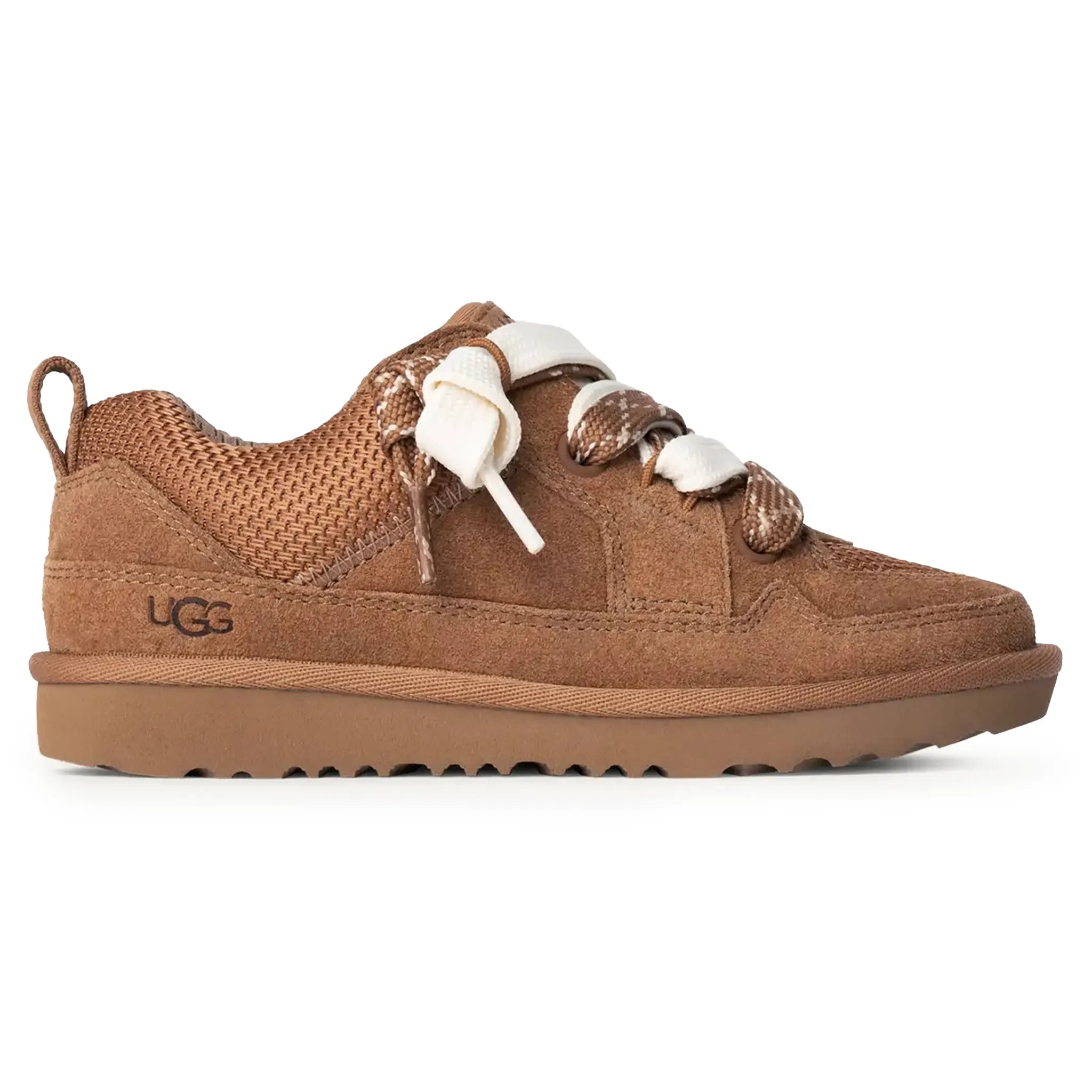 Side View of UGG Lo Lowmel Kids Brown Trainers UGGS5006154230